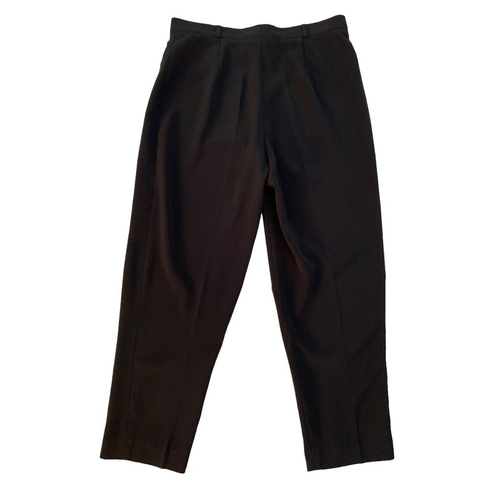 NWOT Le Painty Paris Women size FR 46/US 14 Black High Rise Chelsea Trousers - Picture 8 of 8